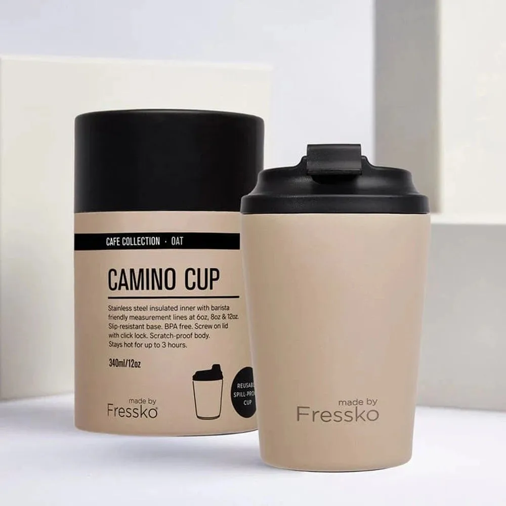 The 'Camino' 12oz Insulated Coffee Cup, by Fressko