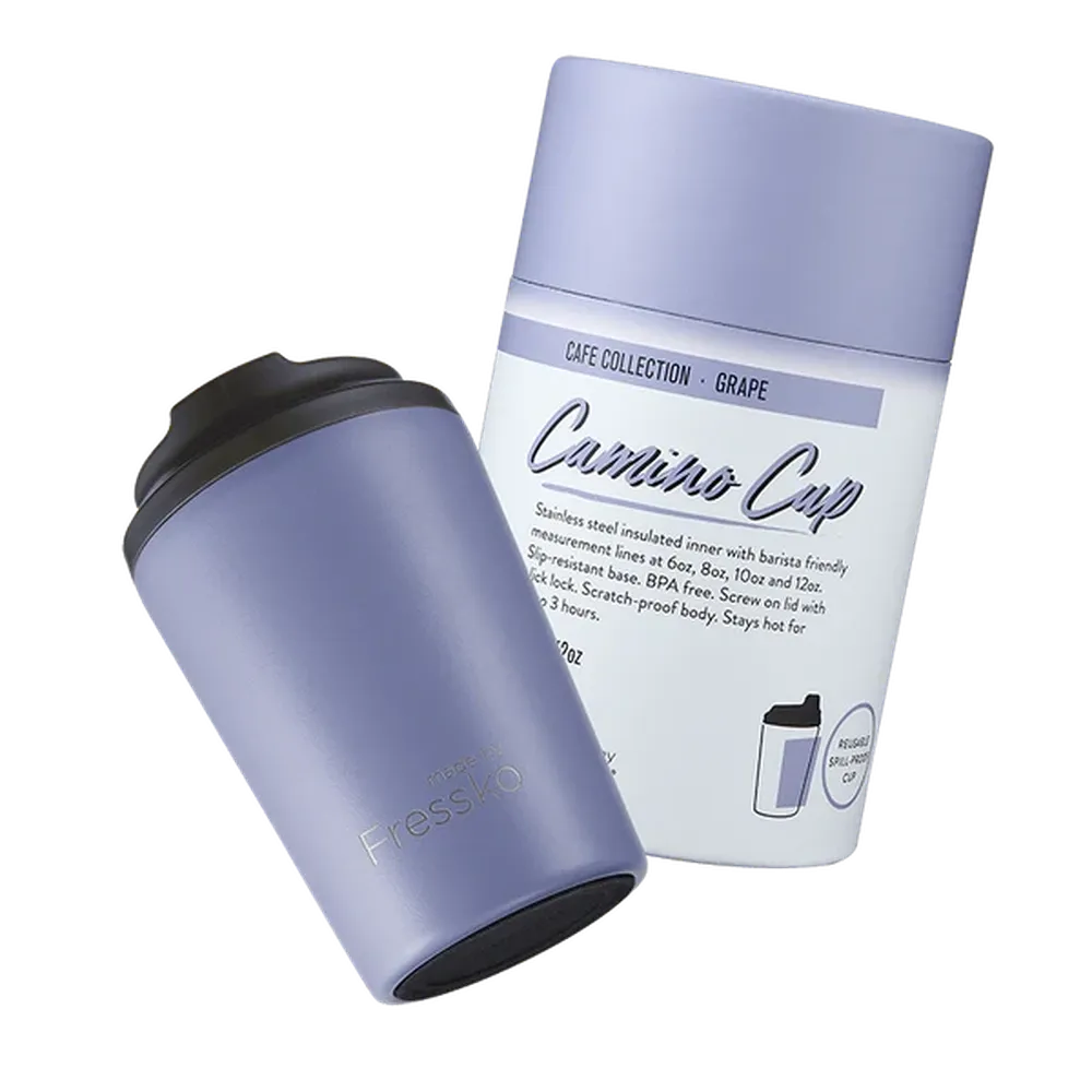 The 'Camino' 12oz Insulated Coffee Cup, by Fressko