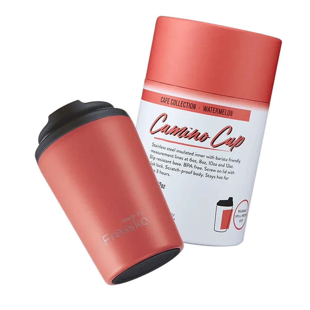 The 'Camino' 12oz Insulated Coffee Cup, by Fressko