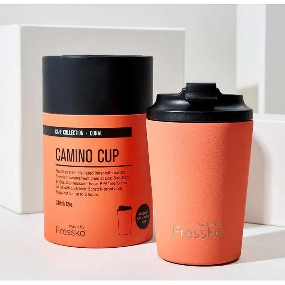 The 'Camino' 12oz Insulated Coffee Cup, by Fressko