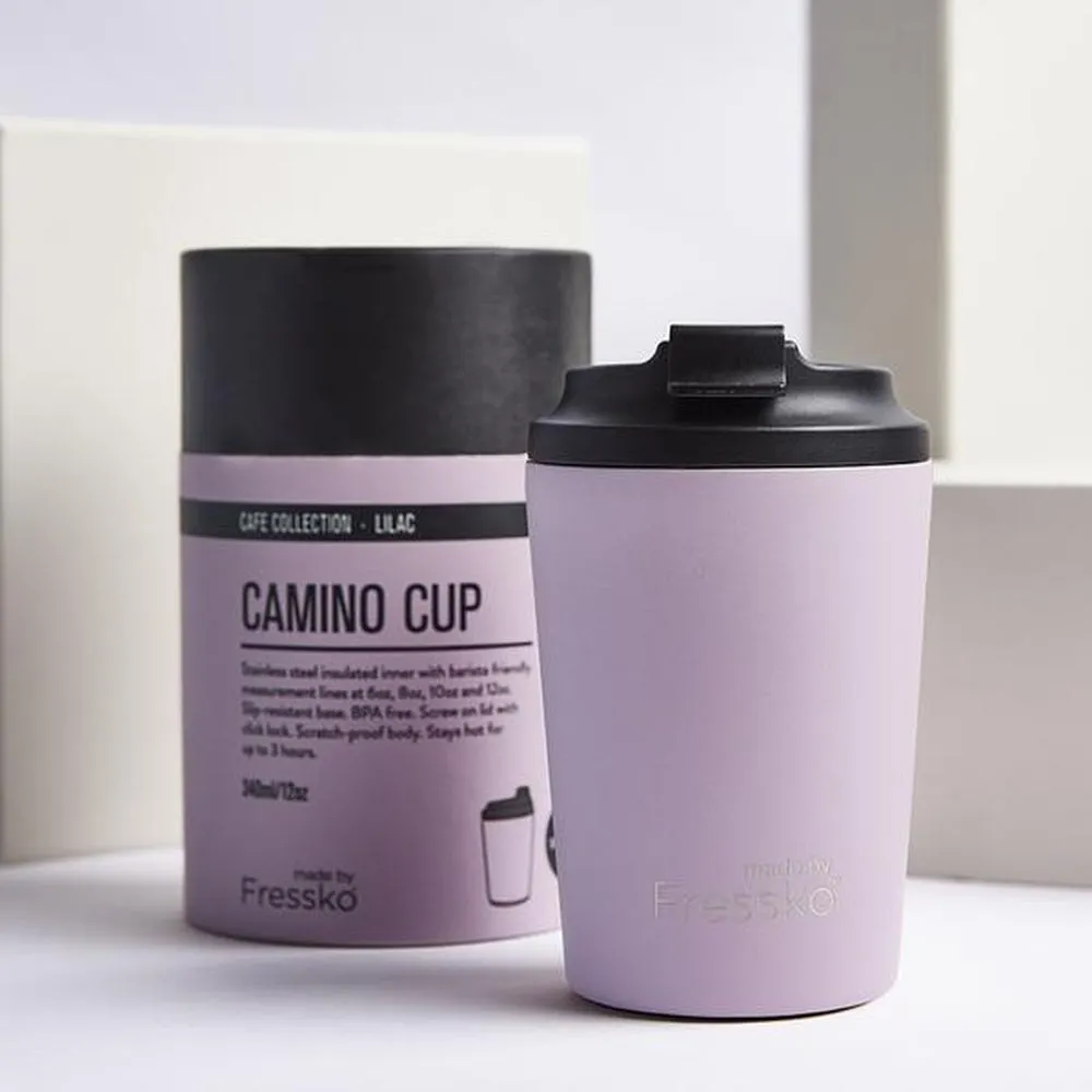 The 'Camino' 12oz Insulated Coffee Cup, by Fressko