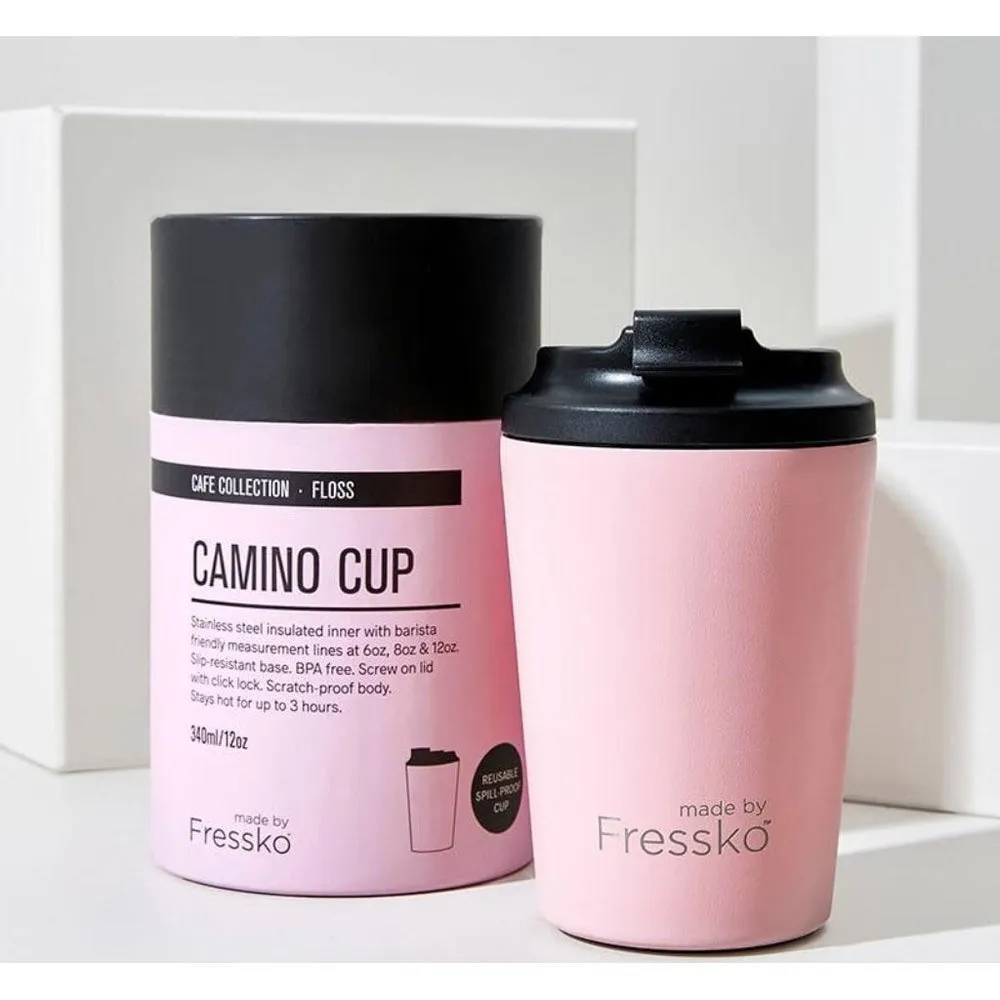 The 'Camino' 12oz Insulated Coffee Cup, by Fressko