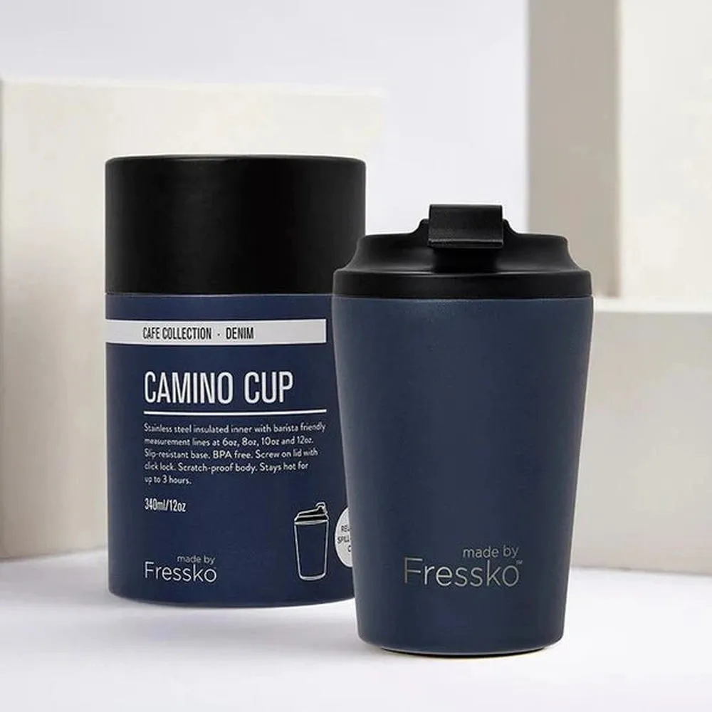 The 'Camino' 12oz Insulated Coffee Cup, by Fressko