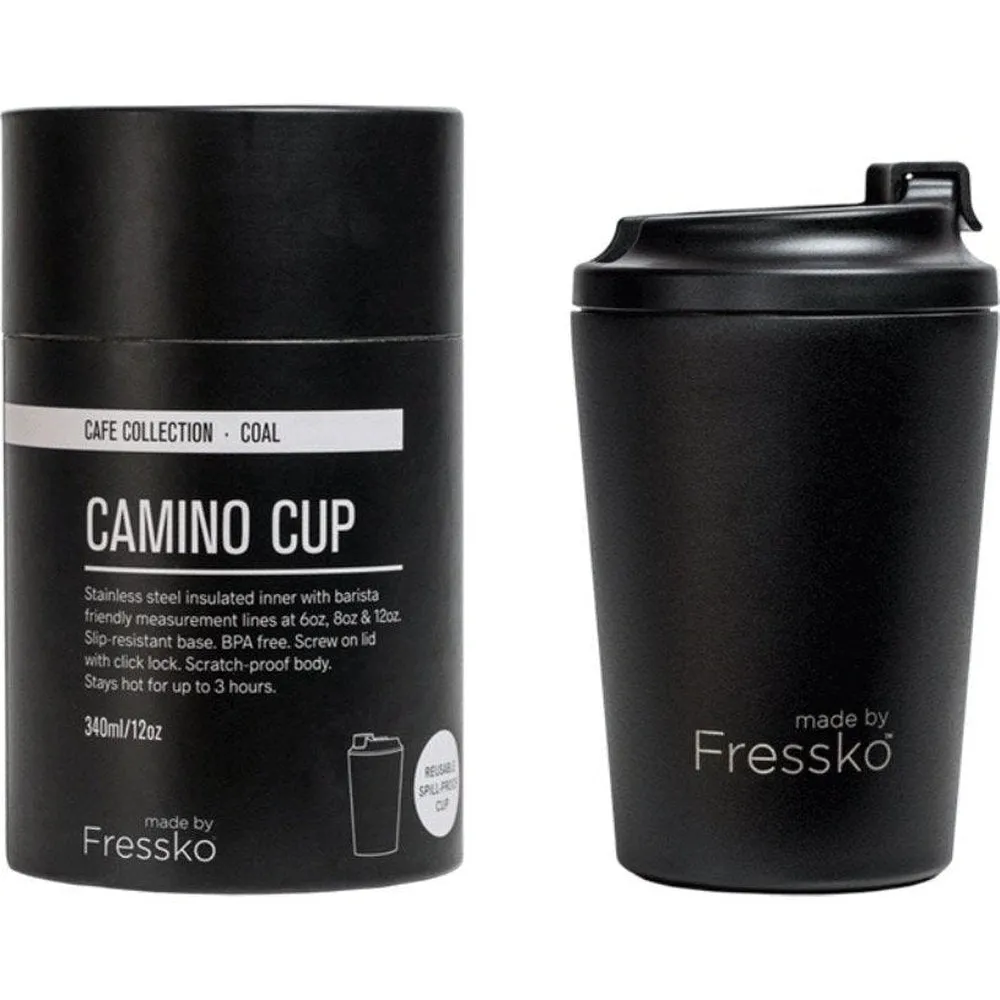 The 'Camino' 12oz Insulated Coffee Cup, by Fressko