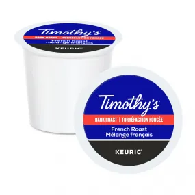 Timothy's French Roast K-Cup® Pods 24 Pack