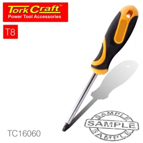 Tork Craft Screwdriver Torx Tamper Proof T8 4X75Mm