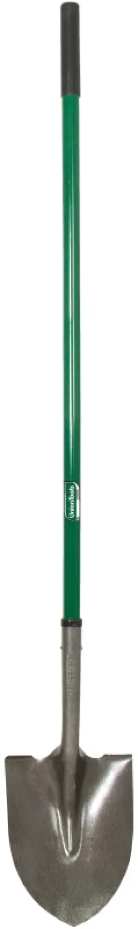 UnionTools 2430900 Shovel, 8.61 in W Blade, 16 ga Gauge, Steel Blade, Fiberglass Handle, Long Handle :EA: QUANTITY: 1