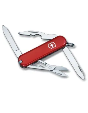 Victorinox Swiss Army Rambler Pocket Knife - Red - 10 Tools - 58mm