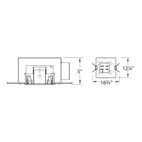 WAC MT-5LD125H 1-lt Tesla LED Multiple Spot Housing