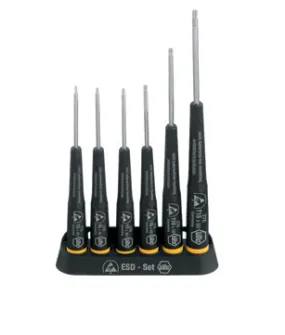 Wiha Precision ESD TORX® Screwdriver Set 6pcs