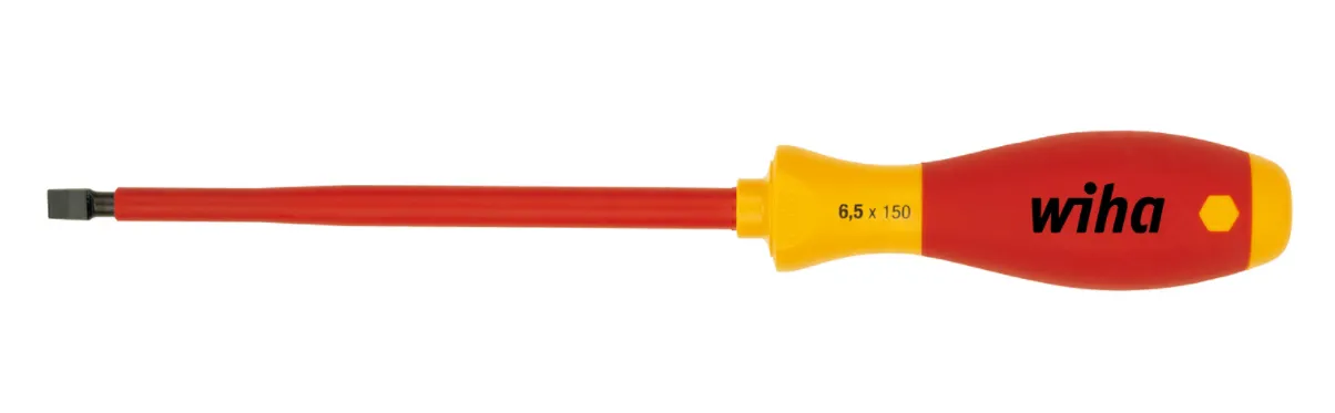 Wiha SoftFinish® Electric Slotted Screwdriver - 5.5mm x 175mm