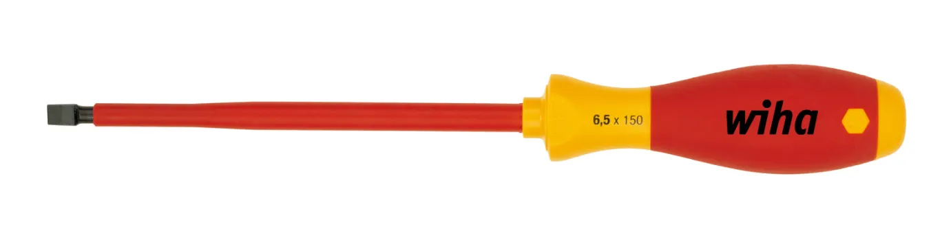 Wiha SoftFinish® Electric Slotted Screwdriver - 8mm x 175mm