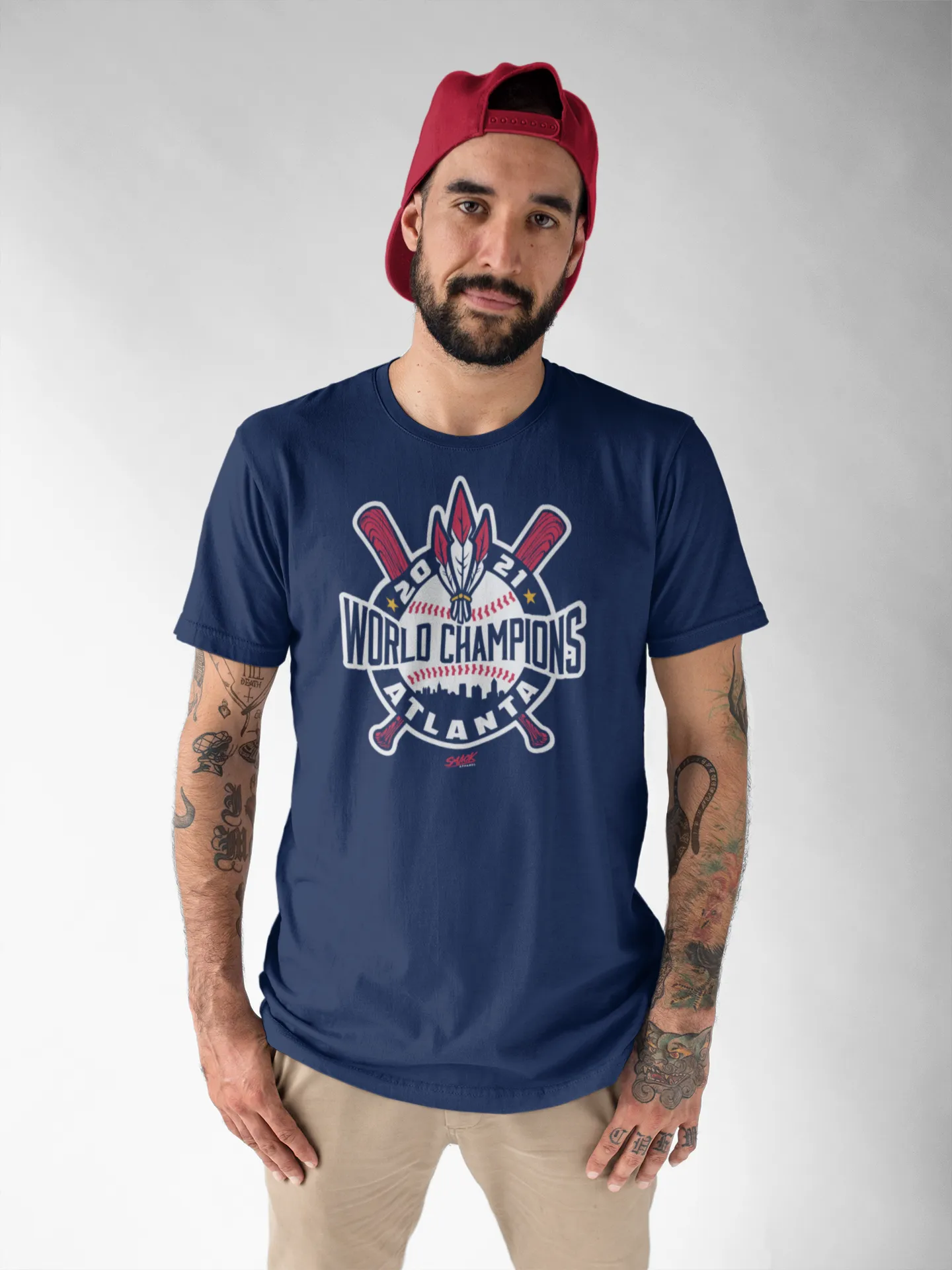 World Champions Baseball/Feather Shirt for Atlanta Baseball Fans