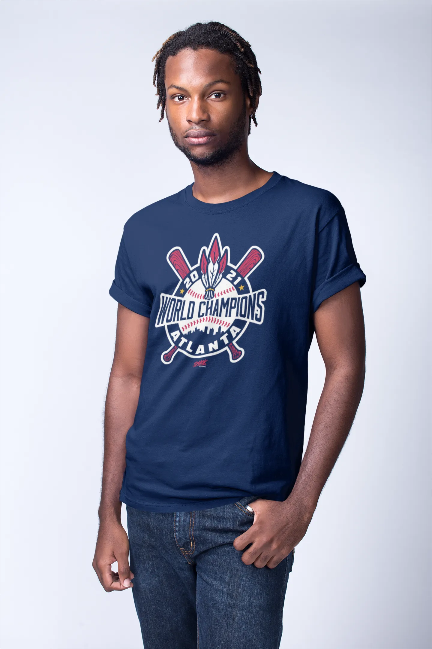 World Champions Baseball/Feather Shirt for Atlanta Baseball Fans