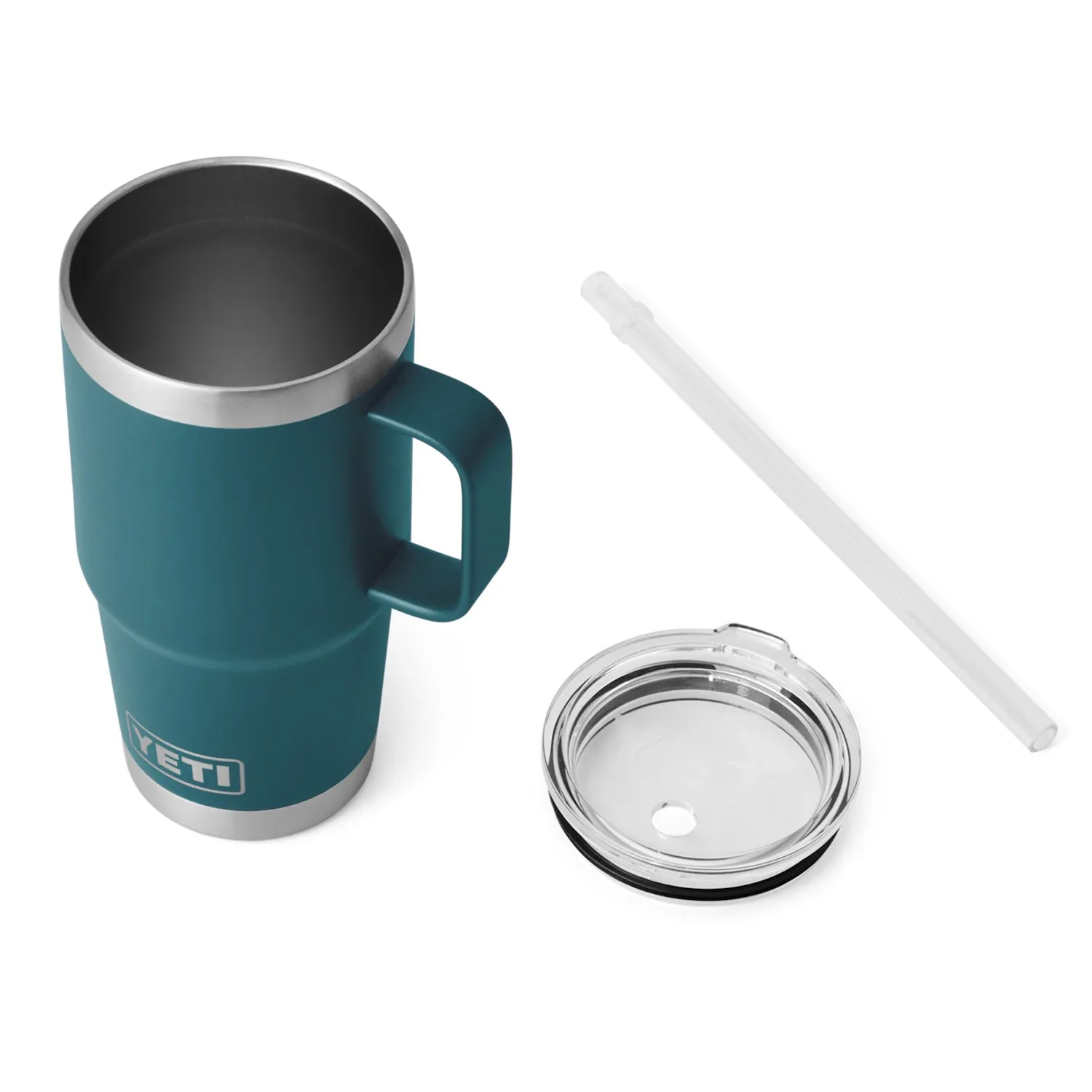 YETI Rambler 25 oz. Mug With Straw Lid, Agave Teal