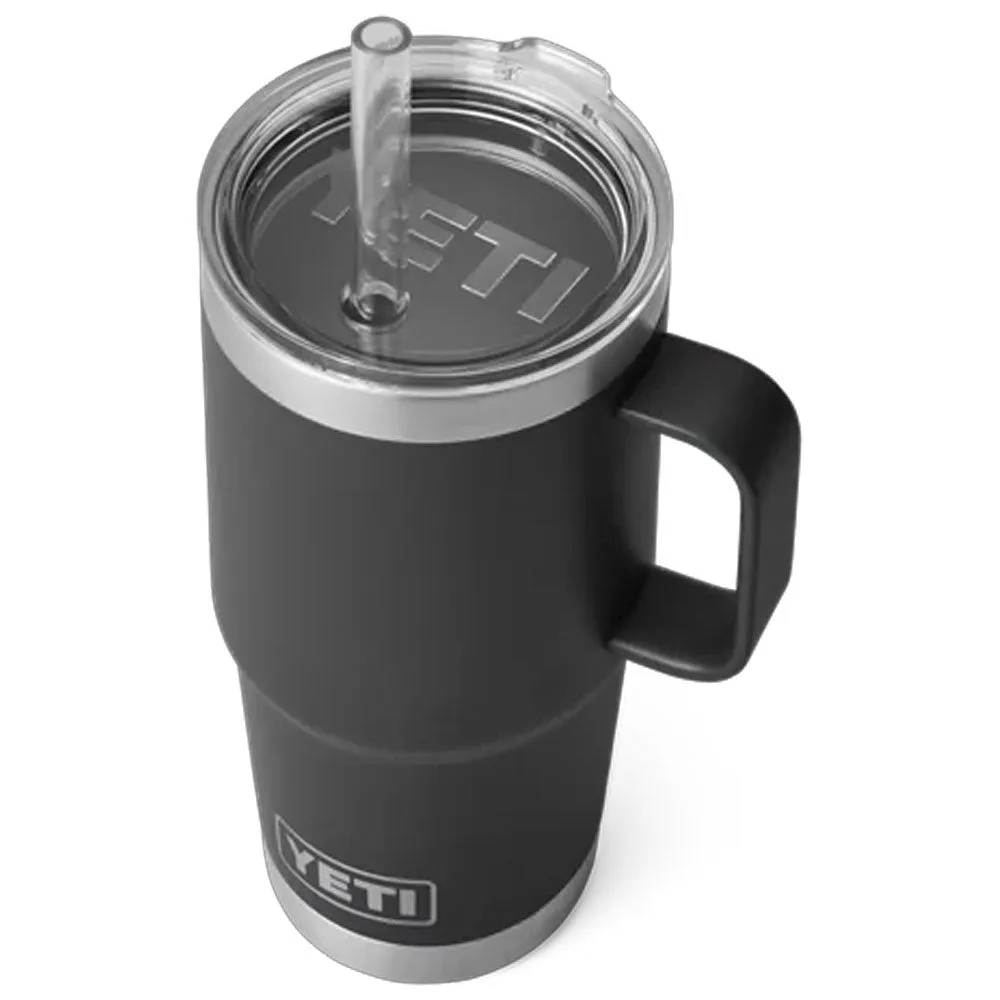 Yeti Rambler 25oz Straw Mug - BLACK