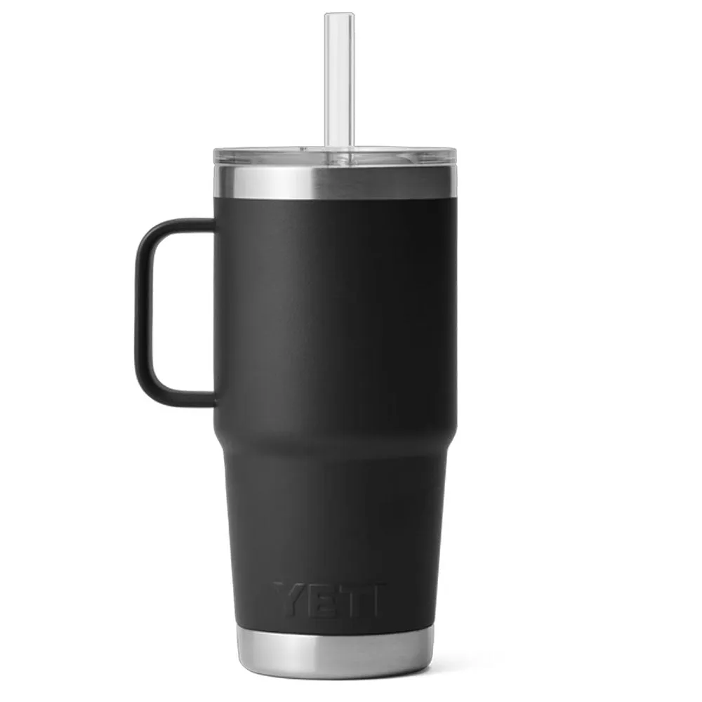 Yeti Rambler 25oz Straw Mug - BLACK