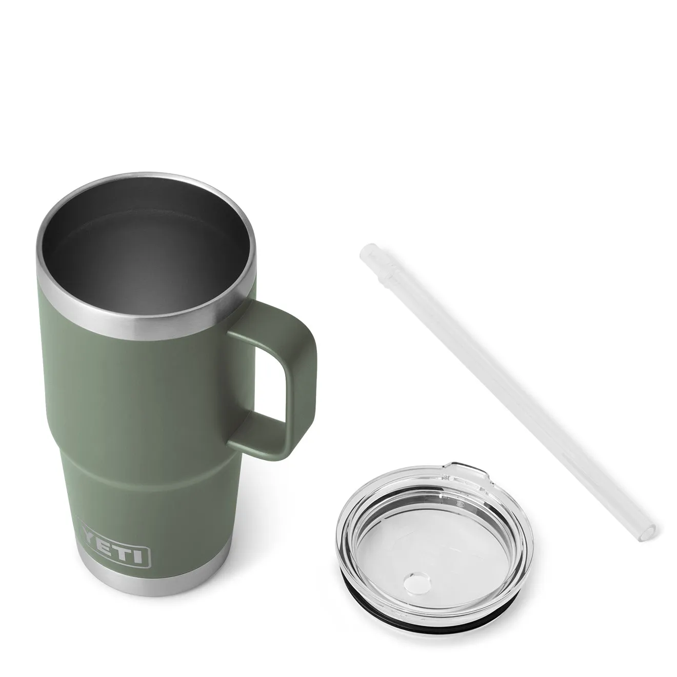 YETI Rambler 25oz Straw Mug Camp Green