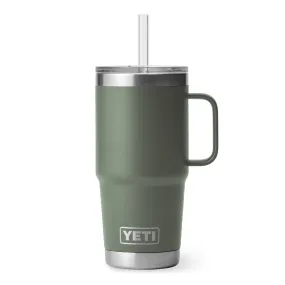 YETI Rambler 25oz Straw Mug Camp Green