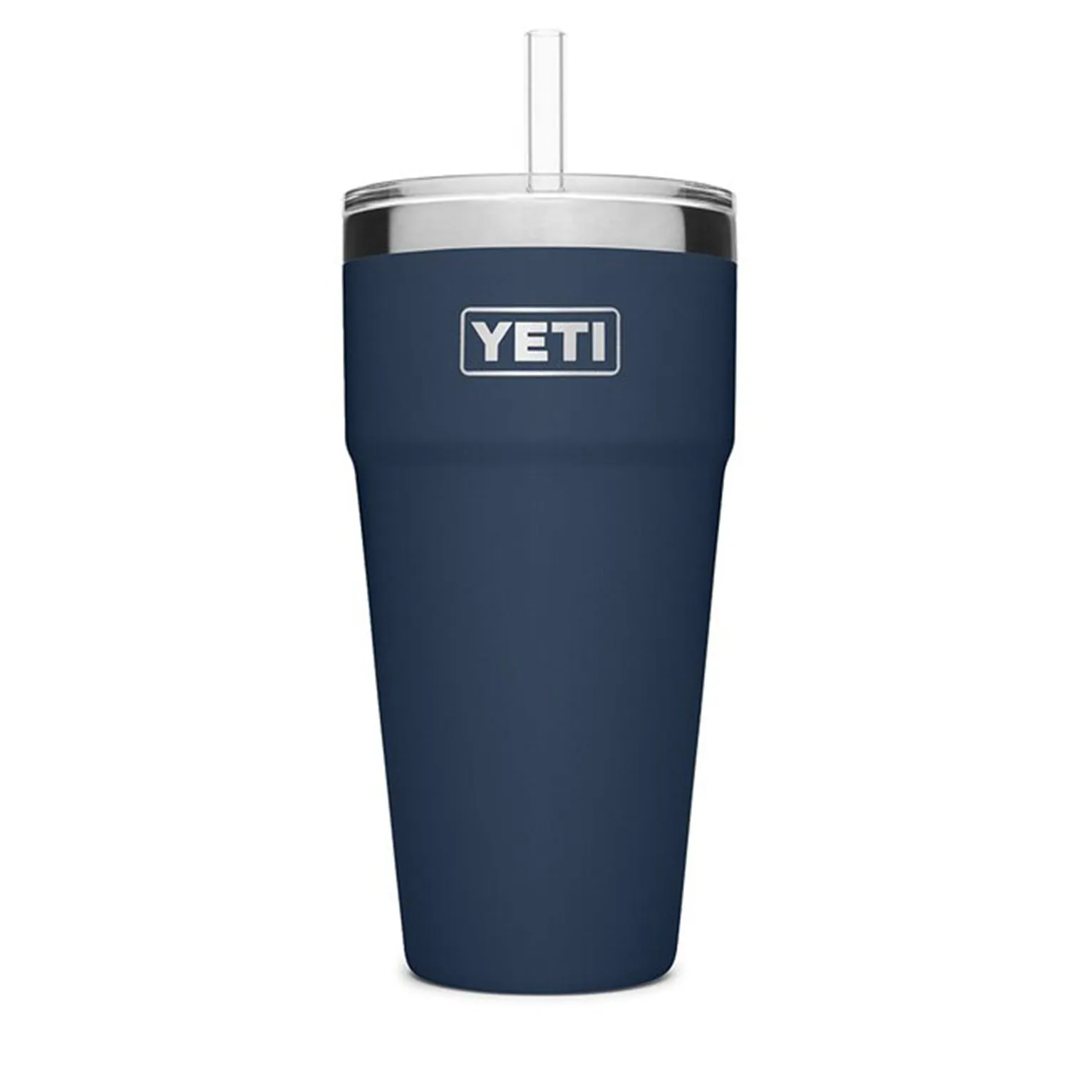 YETI Rambler 26 oz. Stackable Cup with Straw Lid, Navy