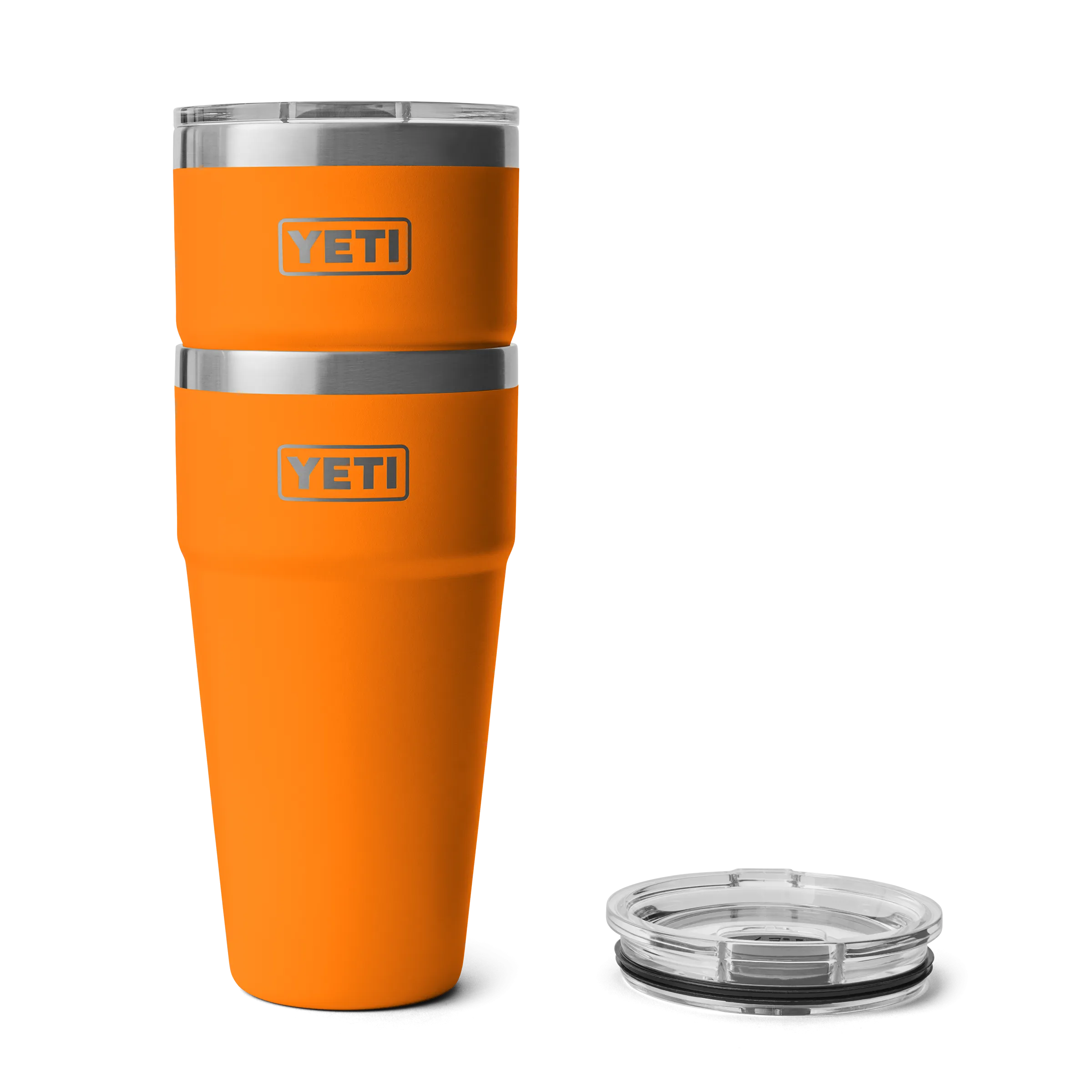 Yeti Rambler 30oz/877ml Stackable Cup with Magslider Lid - King Crab Orange