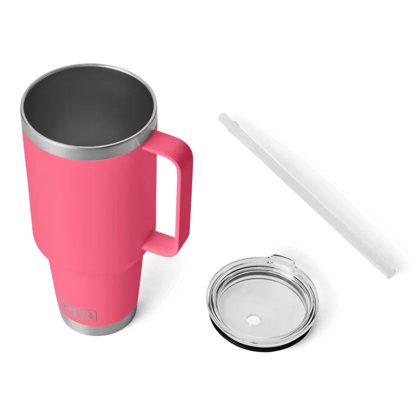 YETI | Rambler® 42 oz Straw Mug With Straw  Lid - Tropical Pink