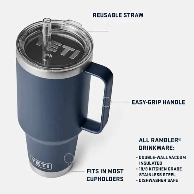 YETI | Rambler® 42 oz Straw Mug With Straw  Lid - White